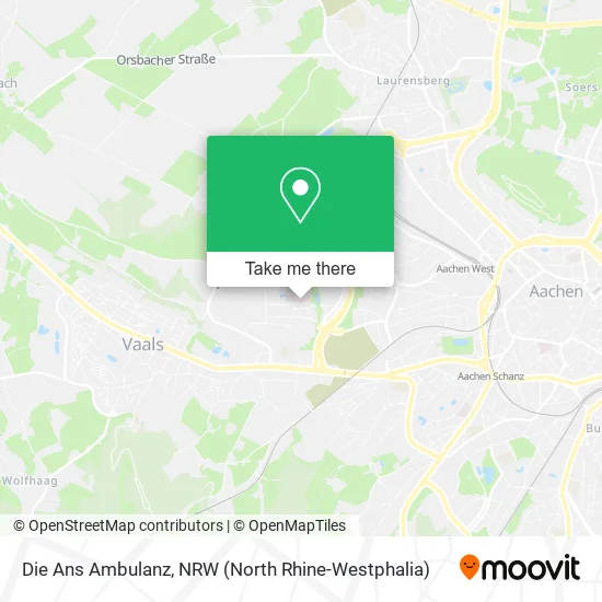Карта Die Ans Ambulanz