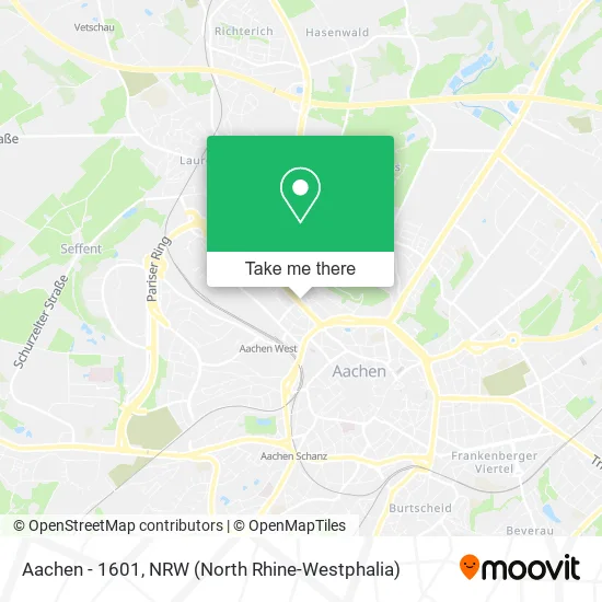 Карта Aachen - 1601