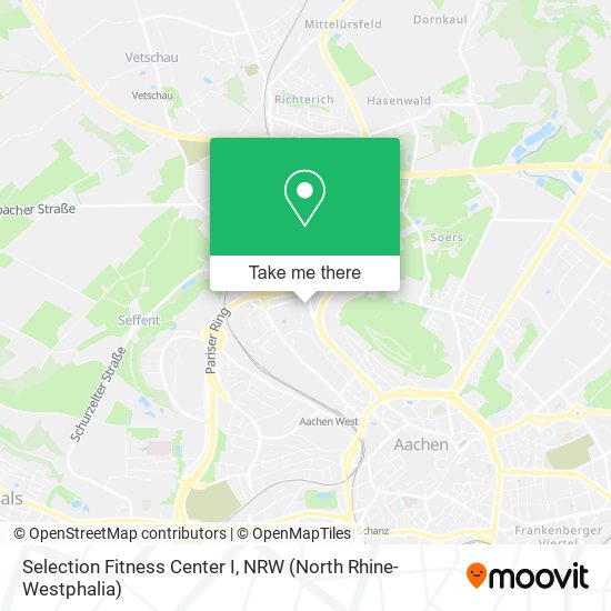 Selection Fitness Center I map