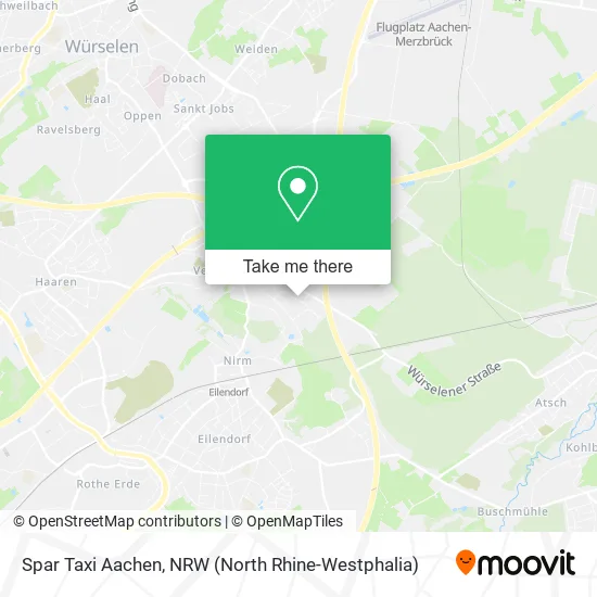 Карта Spar Taxi Aachen
