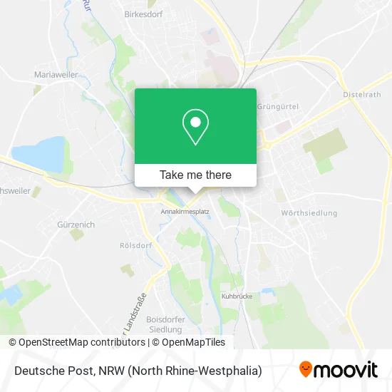 Deutsche Post map