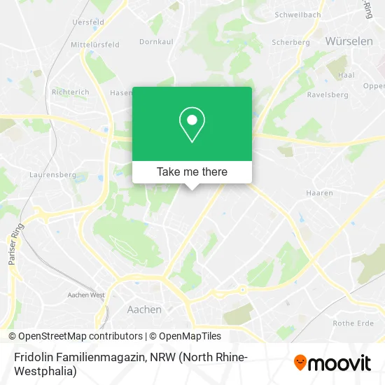 Fridolin Familienmagazin map