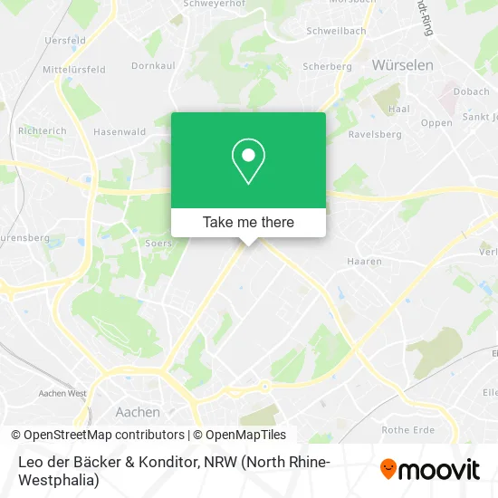 Карта Leo der Bäcker & Konditor