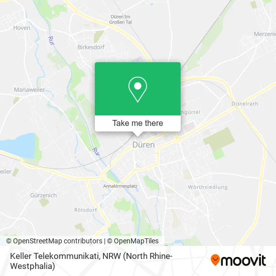 Keller Telekommunikati map