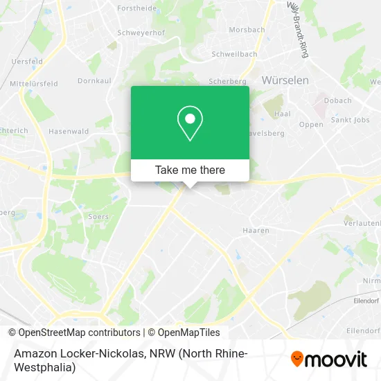 Карта Amazon Locker-Nickolas