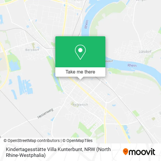 Карта Kindertagesstätte Villa Kunterbunt