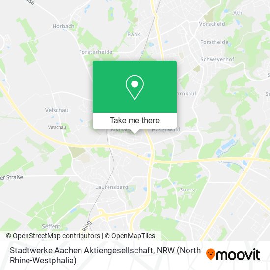 Stadtwerke Aachen Aktiengesellschaft map