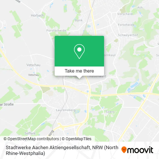 Карта Stadtwerke Aachen Aktiengesellschaft