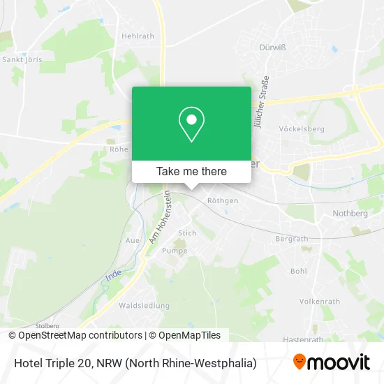 Карта Hotel Triple 20