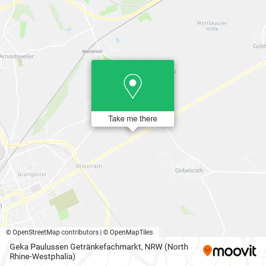 Карта Geka Paulussen Getränkefachmarkt