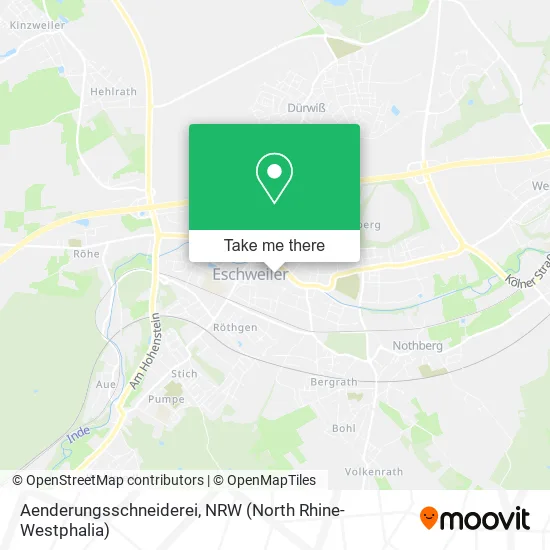 Карта Aenderungsschneiderei