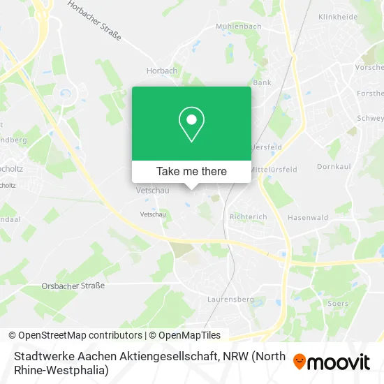 Карта Stadtwerke Aachen Aktiengesellschaft