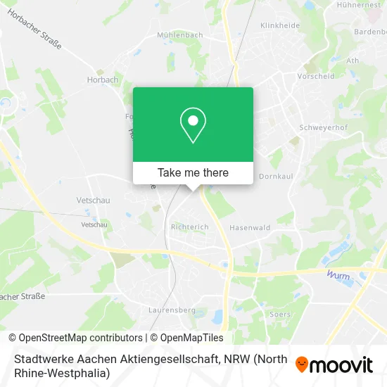 Stadtwerke Aachen Aktiengesellschaft map