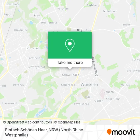 Карта Einfach Schönes Haar