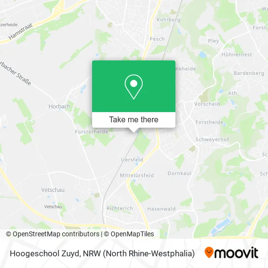 Карта Hoogeschool Zuyd