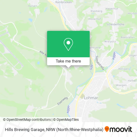 Карта Hills Brewing Garage