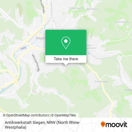 Карта Antikwerkstatt Siegen