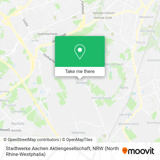 Stadtwerke Aachen Aktiengesellschaft map