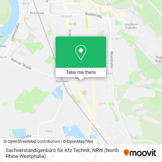 Sachverständigenbüro für Kfz Technik map