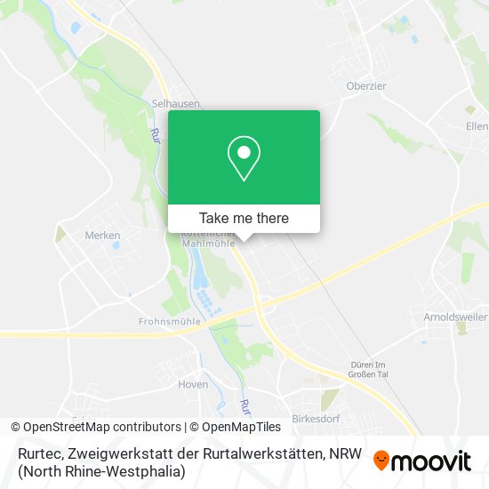 Rurtec, Zweigwerkstatt der Rurtalwerkstätten map