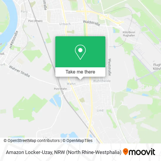 Карта Amazon Locker-Uzay