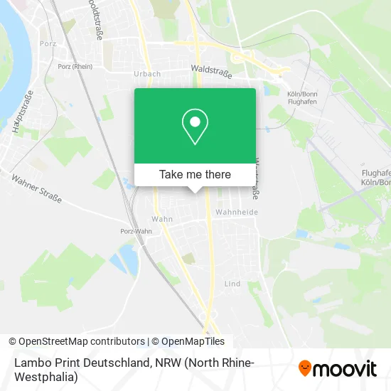 Карта Lambo Print Deutschland