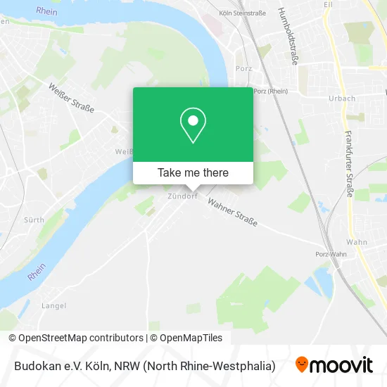Карта Budokan e.V. Köln
