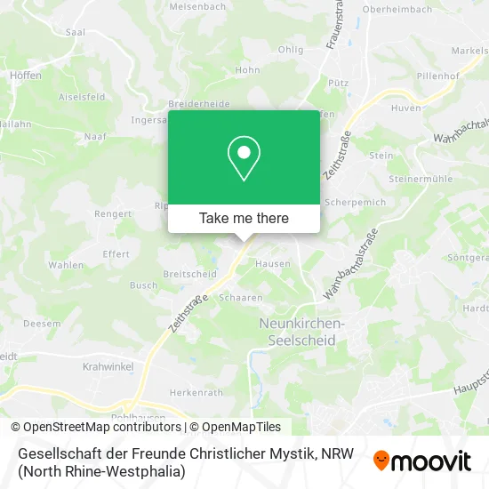 Gesellschaft der Freunde Christlicher Mystik map