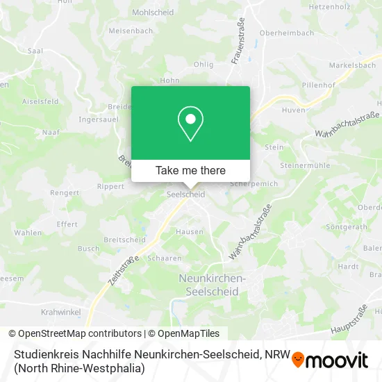 Карта Studienkreis Nachhilfe Neunkirchen-Seelscheid