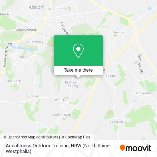 Aquafitness Outdoor Training map