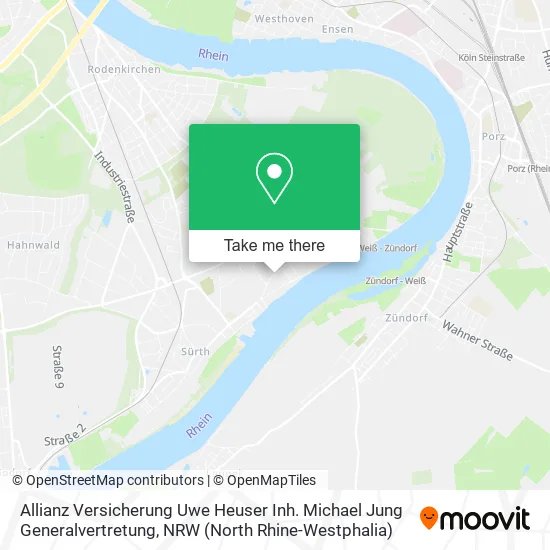 Карта Allianz Versicherung Uwe Heuser Inh. Michael Jung Generalvertretung