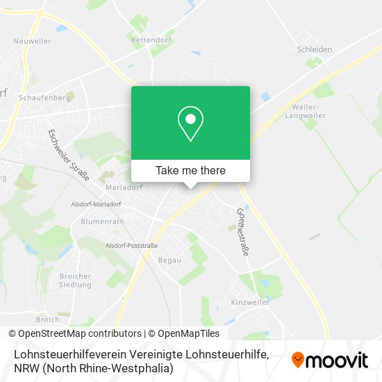 Lohnsteuerhilfeverein Vereinigte Lohnsteuerhilfe map