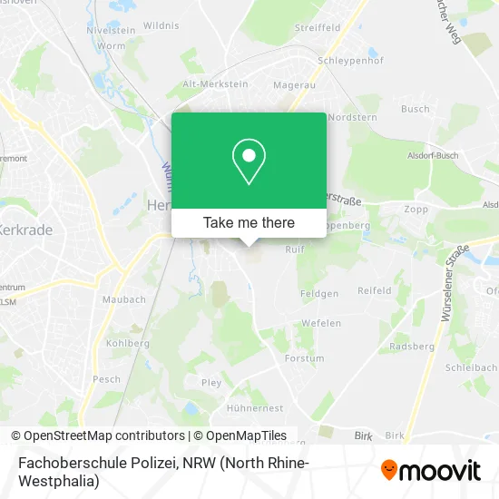 Карта Fachoberschule Polizei