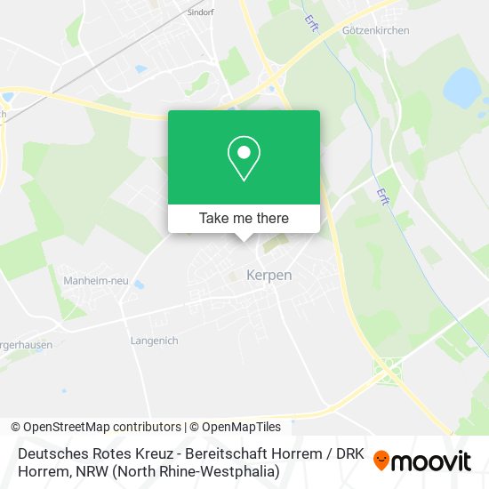 Deutsches Rotes Kreuz - Bereitschaft Horrem / DRK Horrem map
