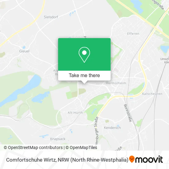 Карта Comfortschuhe Wirtz