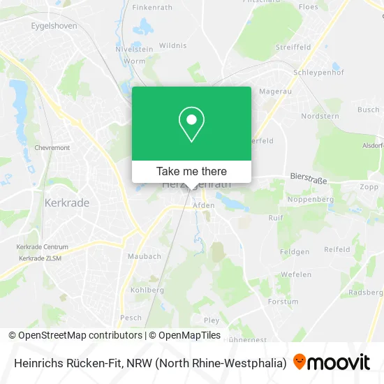 Карта Heinrichs Rücken-Fit