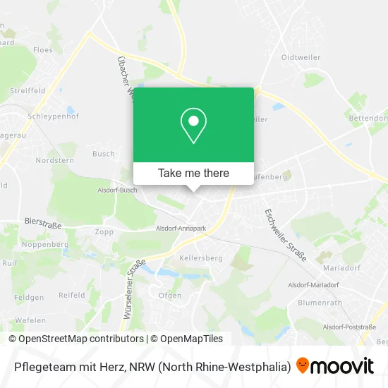Карта Pflegeteam mit Herz