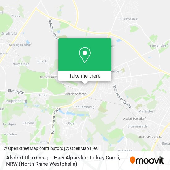 Alsdorf Ülkü Ocağı - Hacı Alparslan Türkeş Camii map
