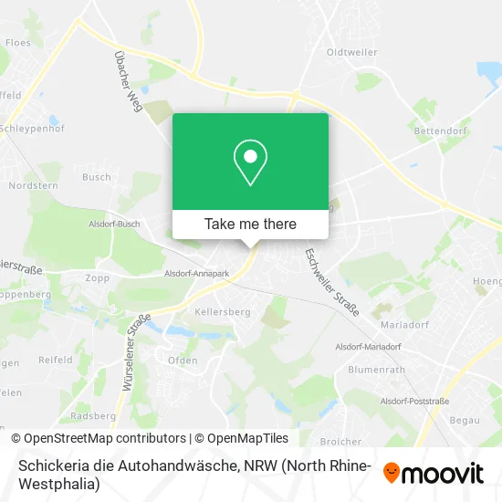 Карта Schickeria die Autohandwäsche