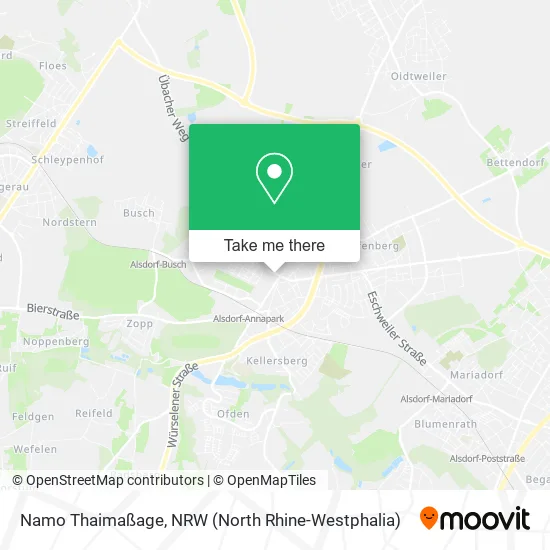 Карта Namo Thaimaßage