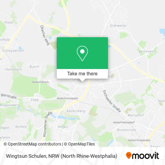 Карта Wingtsun Schulen