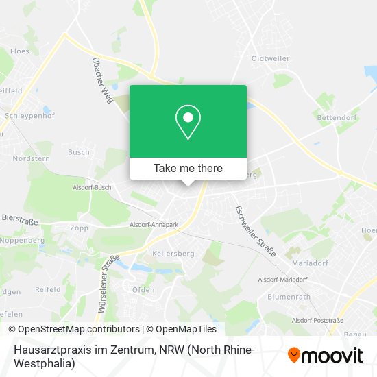 Hausarztpraxis im Zentrum map