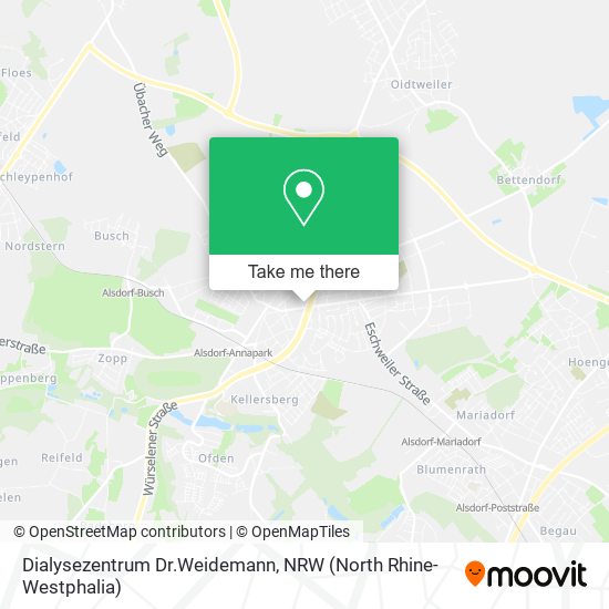 Dialysezentrum Dr.Weidemann map