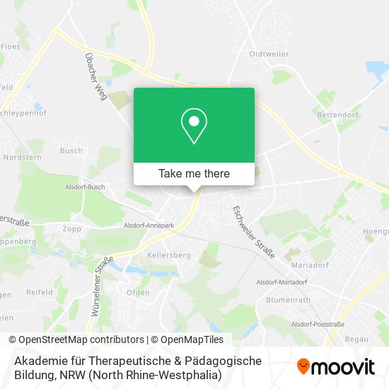 Akademie für Therapeutische & Pädagogische Bildung map