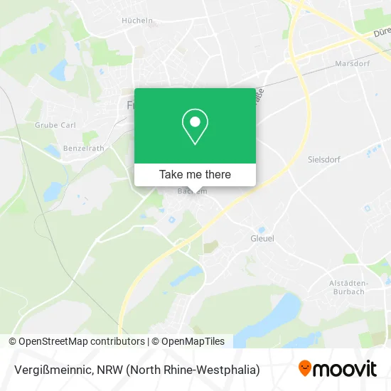 Карта Vergißmeinnic