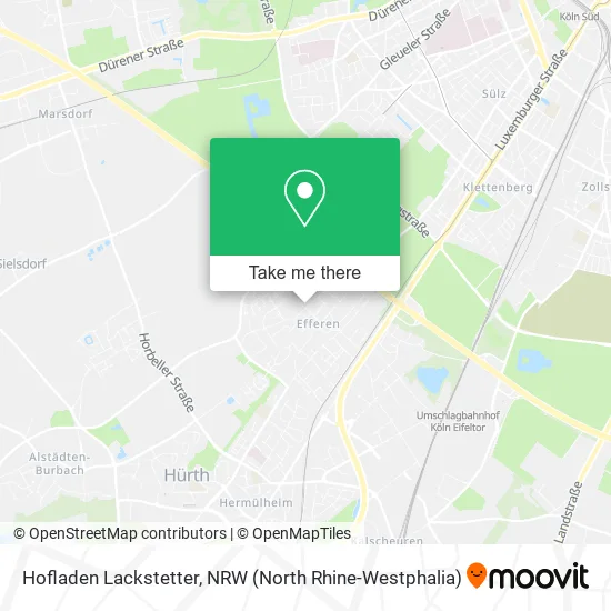 Hofladen Lackstetter map