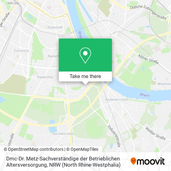 Dmc-Dr. Metz-Sachverständige der Betrieblichen Altersversorgung map