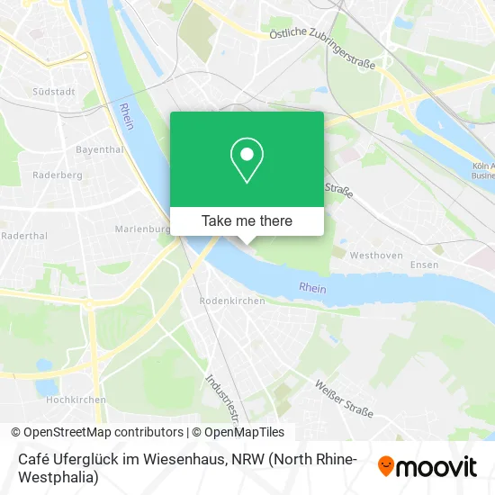 Карта Café Uferglück im Wiesenhaus