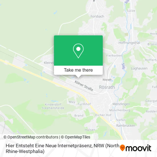 Карта Hier Entsteht Eine Neue Internetpräsenz