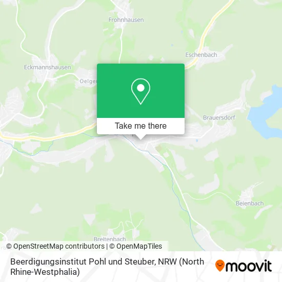 Карта Beerdigungsinstitut Pohl und Steuber